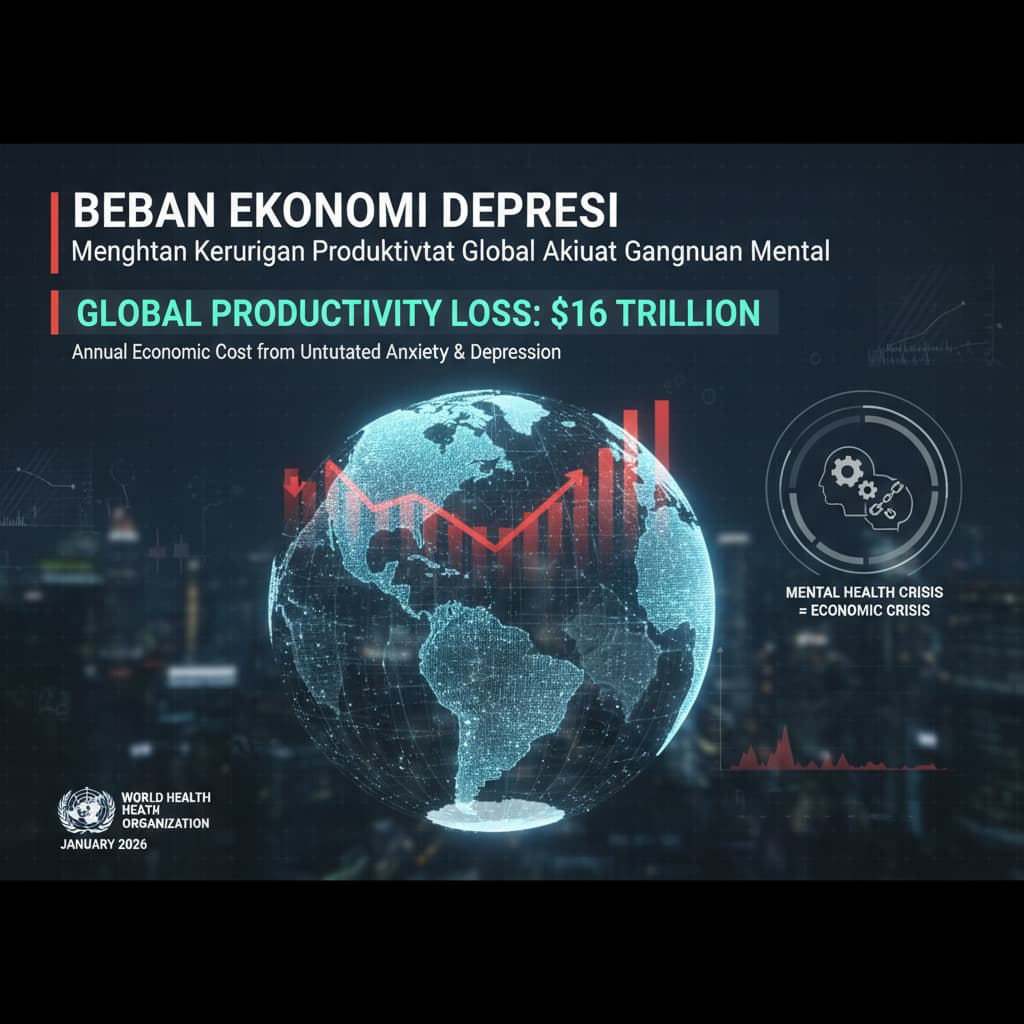 Beban Ekonomi Depresi: Menghitung Kerugian Produktivitas Global Akibat Gangguan Mental